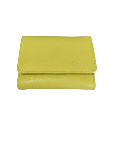 Classe Carteira Feminina em Couro, Verde Lima, Compacta