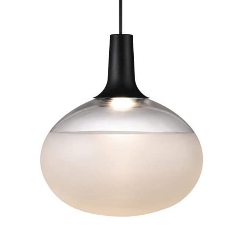 Chandelier intérieur en verre dépoli RLKHXBS, suspension sphérique et réglable pour chambre