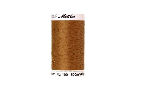 Fil à coudre polyester 1207 marron Amann pour éviter la casse 500 m
