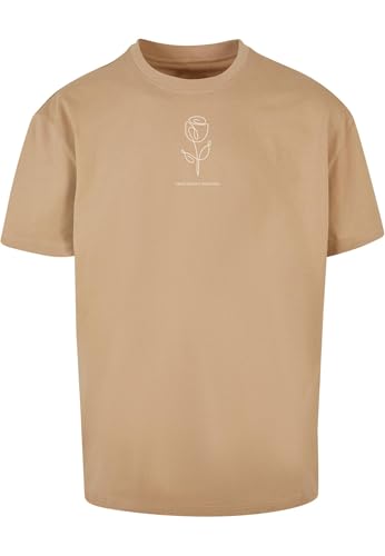 T-Shirt Tulip Flower Heavy Oversized Beige XL pour Homme