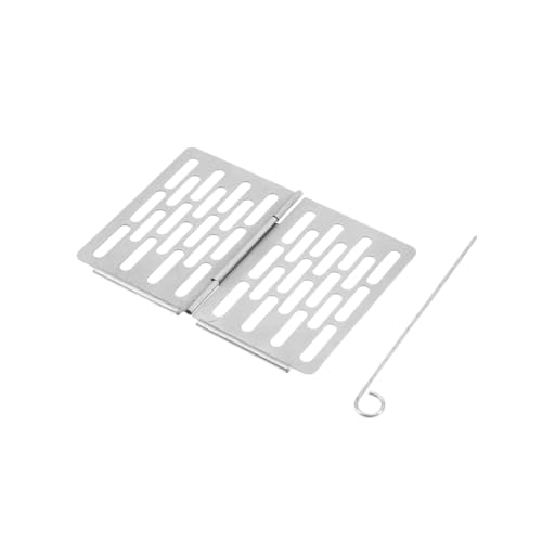 BEBEMOKO Holzkohlegrill Aus Edelstahl Mini-faltgrill Tragbarer BBQ-Grill Kompakt Und Praktisch Für Outdoor-aktivitäten Und Camping