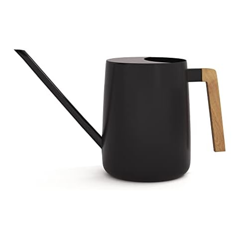 Indoor Watering Can with Long Spout - 35oz Black Watering Can for Indoor Plants - Cute Watering Can Indoor - Small Watering Can for Indoor Plants - Indoor Plant Watering Can - Houseplant Watering Can Cover