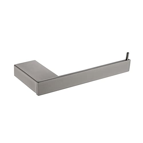 Porte-serviettes double gris et ensemble accessoires de bain muraux - 2