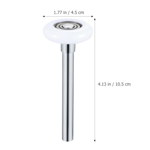 SEWOART 2Pcs Nylon Garage Door Roller with Stem Durable Replacement Rollers for Smooth Operation for Sliding Doors and Double Door Tracks - Image 2