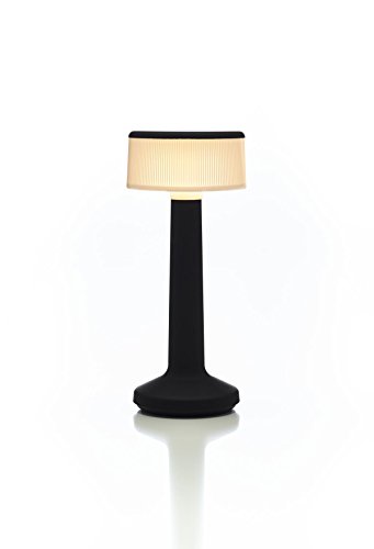 Imagilights MOMENTS Collection Black Opal Cylinder LED Tischlampe, mit Farbwechsel, Kerzenmodi, Höhe ca. 24 cm, Durchmesser ca. 8,8 cm, kabellos, mit Akku, inklusive Ladegerät & Fernbedienung Cover
