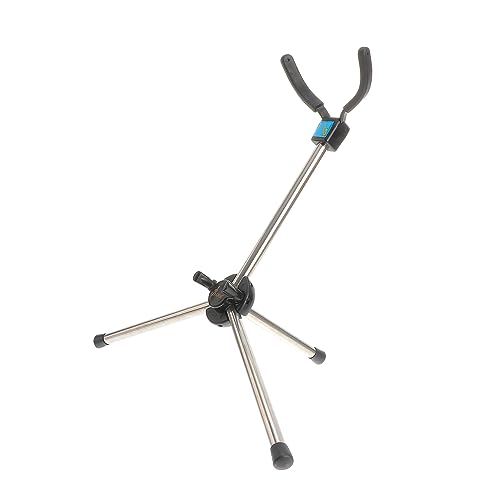 OFFSCH Folding Saxophone Stand Saxophone Holder Compact Portable Tripod Stand Holder for Musical Instruments