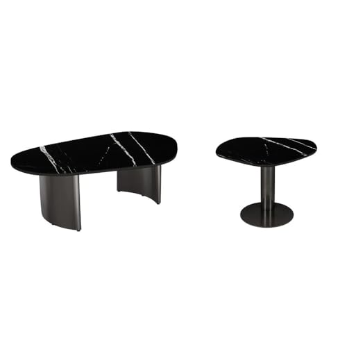 Image of Wakefit Center Table | 1 Yr Warranty | Coffee Table for Living Room Wooden, Tea Table for Living Room Wooden, Sofa Table, Free Installation from Brand, Modern Multi-Functional & Wobble-Free(Mocca)