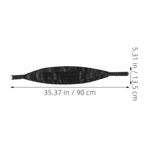 Set formal negro para hombre con corbata y fajín elegante miniatura 2