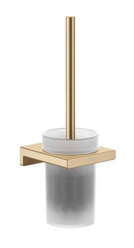 hansgrohe AddStoris Toilet Brush Holder Wall-Mounted, Brushed Bronze, 41752140