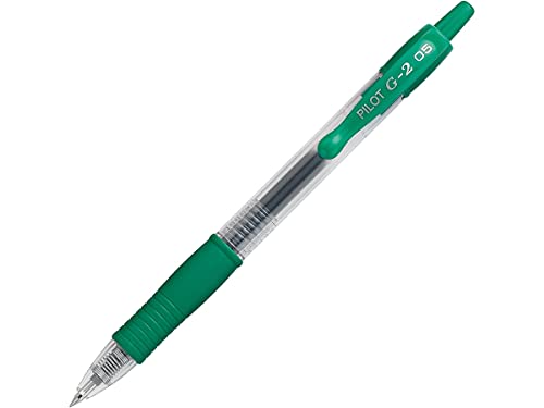 Pilot G2 Bolígrafo Gel Verde 0.5mm Paquete 12 miniatura 3
