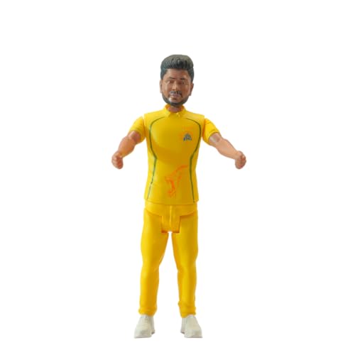Image of Action Figure, IPL Edition 360 Rotatable Head, Cricket Player for Fans & Collectors (7 Inch Sanju Samson CSK)