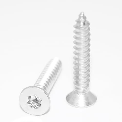 Tapping Screws 5.5 x 100 Stainless Steel A2 Pack of 6 Countersunk Tapping Screws with Hexalobular Hexalobular TX25, ISO 14586 - Image 4