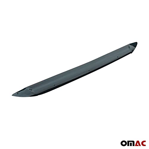 Omac Front Bug Deflector For Kia Sportage 2010 To 2016, Hood Protector, All Weather, Black #TOP7
