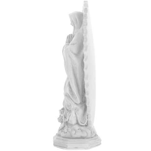 Garneck Figura en Forma de Resina para Religiosa en Estanterías, Adorno de Escritorio Compacto 7.48x2.95x2.44in para Cultura Religiosa