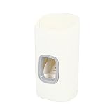 FONDOTIN Automatischer Zahnpastaspender Wandmontiert Zahnpastaquetscher Aus Spender Für Zahnpasta Mit Knopfdruck Für Täglichen Gebrauch Im Badezimmer