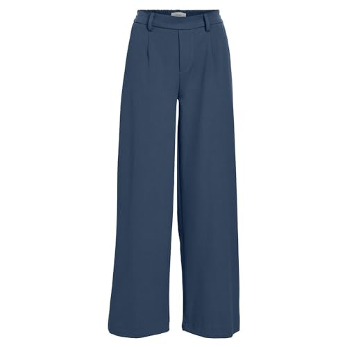 Pantalon en tissu fluide coupe large Object Objlisa anti-plis