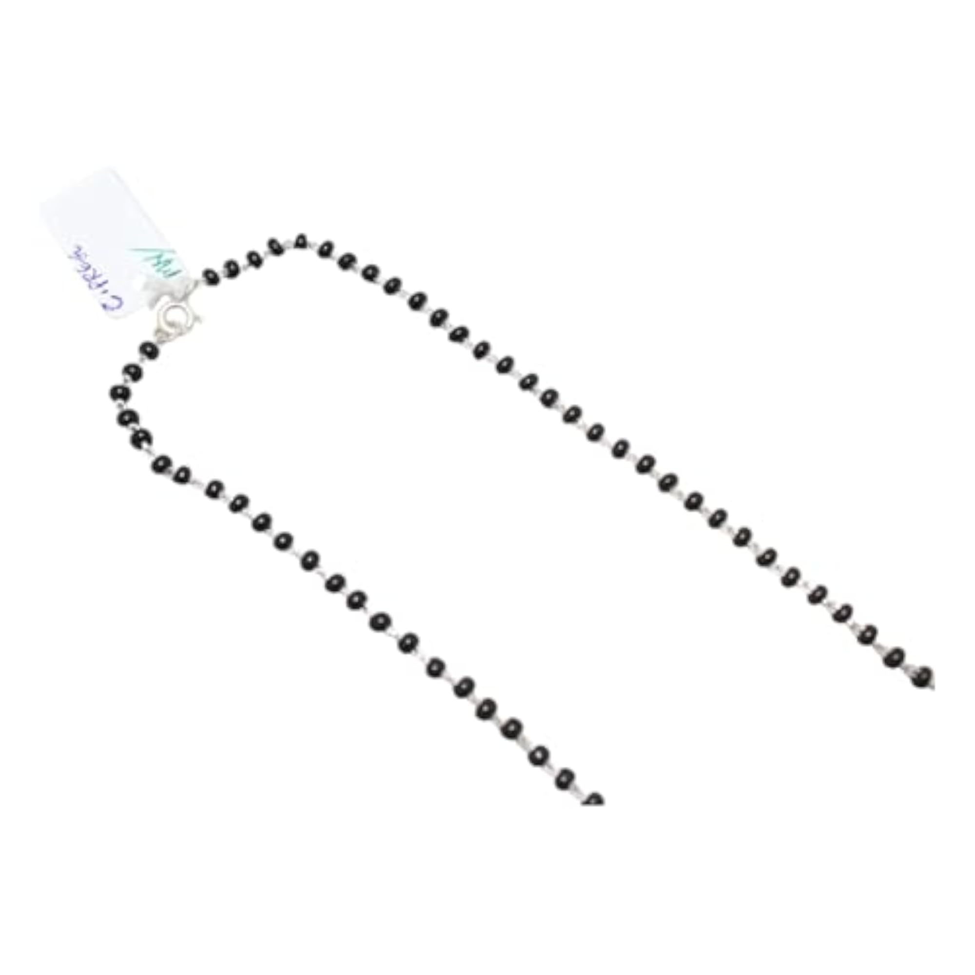 Women's Mangalsutra Necklace with Pink Cubic Zirconia