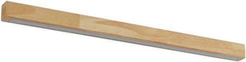 TONFON Lámpara de pared lineal minimalista LED Luz de pared de madera nórdica Tira larga Aplique de pared de tocador Linterna de pared de madera for dormitorio Sala de estar Sala de estudio Pasillo Co