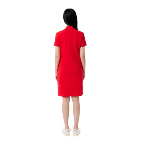 Lacoste Classic Short Sleeve Stretch Mini Pique Polo Dress, Ef8470 Dress3