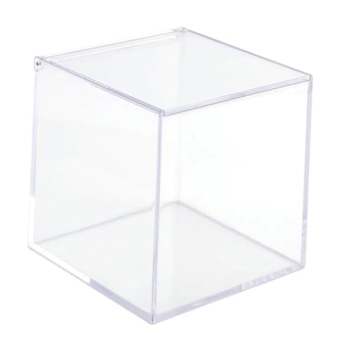 iplusmile Contenitore Porta Capsule e Bustine Caffè in Acrilico Trasparente Con Coperchio Scatola Quadrata Per Organizzare Teabag e Snack Per Casa Bar e Ristoranti