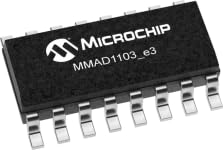 Microchip Technology, MMAD1108E3/TR13, ESD Suppressor Diode Array Uni-Dir 75V 16-Pin SOIC T/R (100 Item/s)