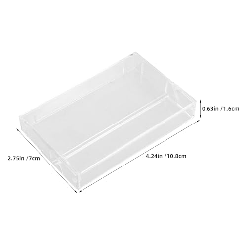 Boîte de rangement plastique pour protéger 15 cassettes audio du temps