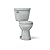 Cimarron Comfort Height Two-piece round-front 1.6 gpf chair-height toilet