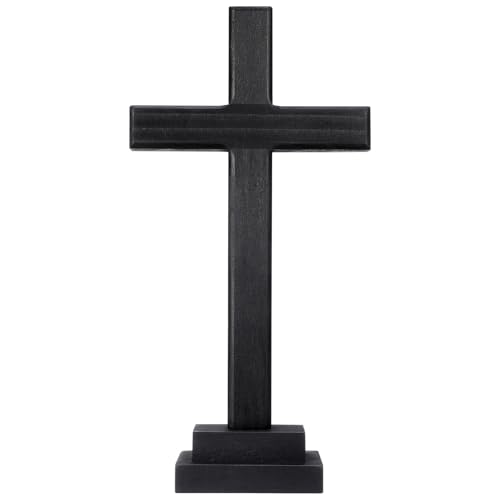 Cruz de madera maciza natural jojofuny para colgar en la pared