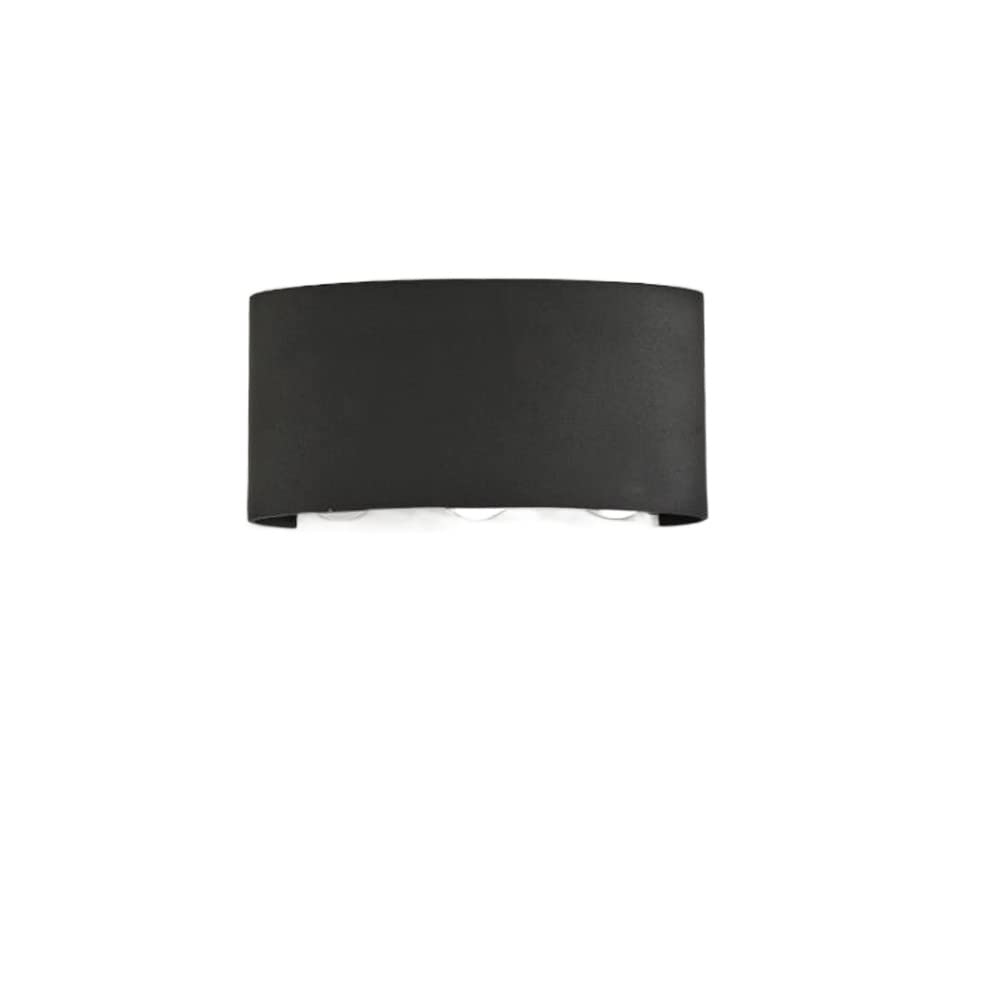 Applique murale aluminium de prestige luminaire LED 6W extérieur étanche IP65 design épuré noir