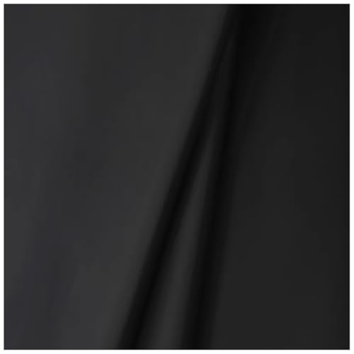 Tissu décoratif similicuir pour nappe et tissu de canapé DIY noir