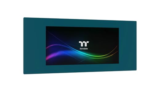 Image of Thermaltake View 600 TG 6.0 Inch LCD Screen Panel Kit; LCD and Panel; 1480x720p; TTRGBPlus 3.0 Supported; Type-C to USB (9-Pin); Transformative Teal; AC-080-OOTNAN-A1