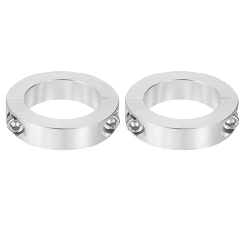 Collares de eje doble dividido de 2 pulgadas de aluminio con dos piezas 2