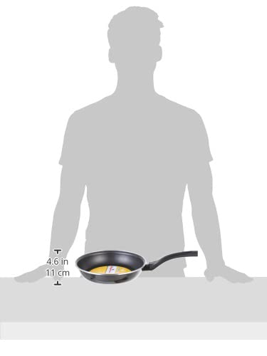 Marmite En Acier émaillé Megafesa Glass 24 Cm - Noir Cristal, Compatible Induction, Lave-vaisselle