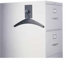 Magnetic Coat Hook- Hanger Included- Black