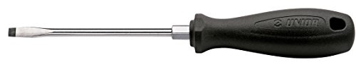 Unior 600CR Screwdriver for Slotted Head Cone Point Set/Grub Screws with Hex 1.6 x 10 x 175 mm, Black