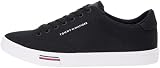 Tommy Hilfiger Vulc Core RWB Long Lace Cvs Fm0fm05813, Parte Superior Baja Hombre, Black (Black), 42 EU