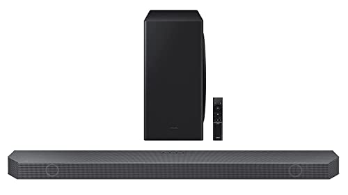 Image of Samsung 360 W 5.1.2ch (HW-Q800C /XL) Q-Symphony Soundbar with Wireless Subwoofer, Top /Centre /Side Firing Speakers, Wide Range Tweeter, Dolby Atmos, Built-in Alexa, AirPlay2, Wi-Fi (Black)