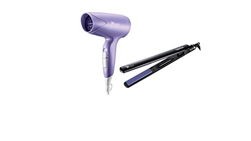 SYSKA 1000 watts Hair Dryer and Hair Straightener Combo Pack for