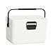 kowaku Insulated Cooler Box Ice Chest Small Personal Portable 3.8L Cold/Heat Preservation Cooler Container for Party Stall Boat Home, White