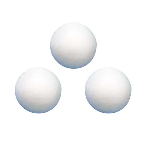 mophrati Proyecto de Bolas de poliestireno de 100 Piezas, Suministros de Boda Redondos, poliestireno de Modelado de Bolas Redondas Blancas para Accesorios, 2cm