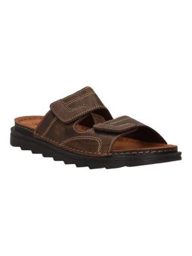 Chanclas de piel Lumberjack Asher: calzado de hombre con ajuste personalizado contra el cansancio