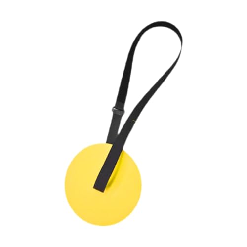 Vaveren Goal Target Disc Soccer Goal Target Portable Training Equipment Agility Goal Target for Baseball Football, Yellow