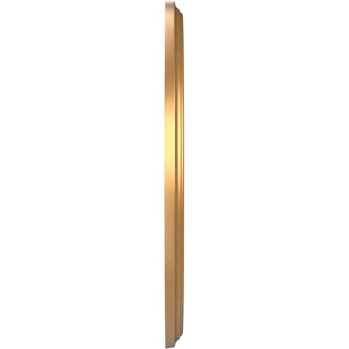 Image of Ekena Millwork CMP16BEBGL Berkshire Thermoformed PVC Ceiling Medallion (Fits Canopies up to 7 inch), 16 inchOD x 3 1 /2 inchID x 1 inchP, Bright Coat Gold