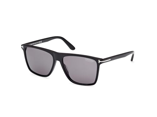 Tom Ford Fletcher Polarized Smoke Square Men's Sunglasses FT0832 01D 57