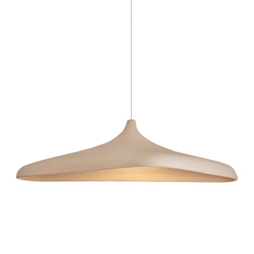 MyLjp Lampada A Sospensione Retro Ristorante Lampadario Wabi-Sabi Stile Sospensione Luce Irregolare Design Regolabile Adatto per Ristoranti Soggiorni Camere da Letto Alberghi(Blaiken Brown,80CM)
