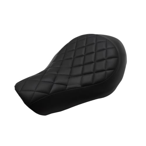 Asiento de Motocicleta Monoplaza de Cuero para Rutas en Sportster 883 2