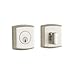 Baldwin 8285056 Soho Dead Bolt Exterior Door Hardware - Lifetime Satin Nickel