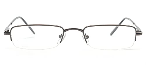 Image of FRESH Reading Glasses | Rectangular half Rim Eyeglasses | For Unisex | Free Size