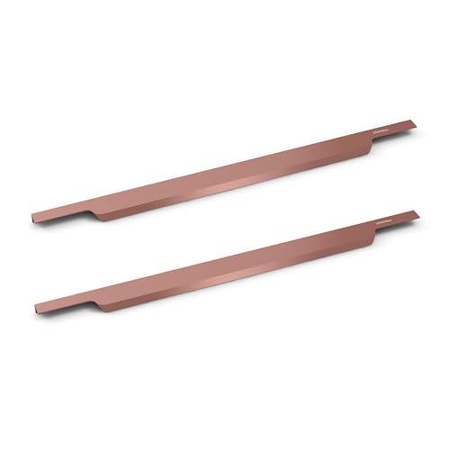 Image of Plantex Profile Handle for Kitchen Cabinet /28 Inch Aluminium Drawer Profile Handle /Wardrobe Pull Handle for Home /Office /Hotel - Pack of 2 (Rose Gold)