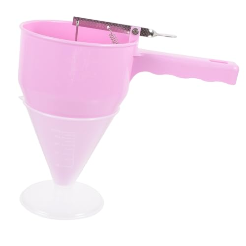 Cabilock Octopus Ball Funnel Kitchen Tool Detachable Handheld Batter Dispenser with Unique Stand Design Easy to Clean and Store for Making Octopus Balls and Other Foods